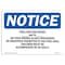 Signmission OSHA Notice Sign, Pool & Spa Hours _ Am To _, 10in X 7in Decal, 7" W, 10" H, Portrait OS-NS-D-710-V-17672 - alternate 1